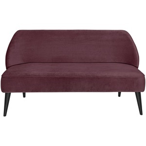 Vega, VEGA Sofa Lasse Samt; 155x60x82 cm (BxTxH); Sitz violett