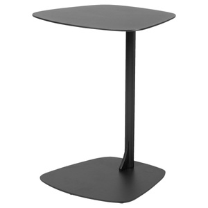 Vega, VEGA Outdoor-Beistelltisch Taro; 40x39x53 cm (LxBxH); Platte anthrazit, Gestell anthrazit