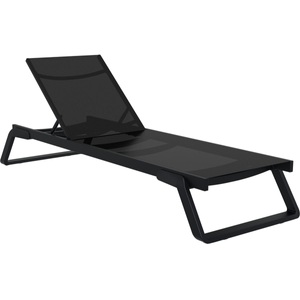 Siesta, Siesta Sonnenliege Tropic; 210x72x31 cm (LxBxH); schwarz
