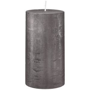 Gala, Gala Rustic-Kerze Garland; 6.8x13 cm (ØxH); grau; rund; 6 Stück / Pack