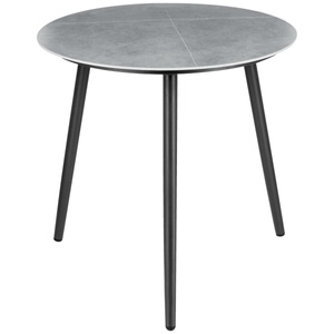 Vega, VEGA Outdoor Beistelltisch Sando gross; 60x60 cm (ØxH); hellgrau/anthrazit; rund