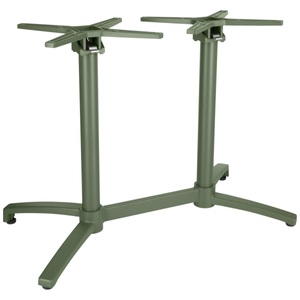 Vega, VEGA Outdoor Doppel-Tischgestell Taipa klappbar; 50x95x72 cm (BxLxH); oliv