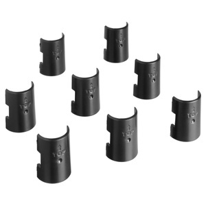 Vega, VEGA Befestigungsclips für Lagerregale; 5 cm (L); schwarz; 4 Stück / Pack