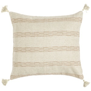 ERWIN M., ERWIN M. Dekokissenbezug Torano breit gestreift; 40x40 cm (BxL); creme/beige
