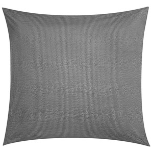 ERWIN M., ERWIN M. Kissenbezug Avellino gewebter Seersucker; 65x65 cm (LxB); grau
