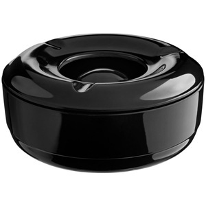 PULSIVA, PULSIVA Windaschenbecher Toledo; 14.5x6 cm (ØxH); schwarz; rund; 6 Stück / Pack