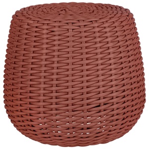 Vega, VEGA Outdoor Sitz-Pouf / Beistelltisch Tavano; 55x50 cm (ØxH); terrakotta meliert; zylinderförmig