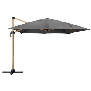Vega, VEGA Ampelsonnenschirm Terrado; 300x400x275 cm (LxBxH); anthrazit/braun; rechteckig