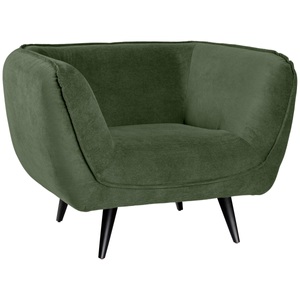 Vega, VEGA Loungesessel Kelso; 110x88x76 cm (BxTxH); Sitz grün, Gestell schwarz