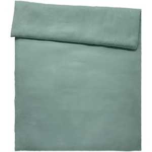 ERWIN M., ERWIN M. Bettbezug Libra Musselin; 160x210 cm (BxL); rauchblau