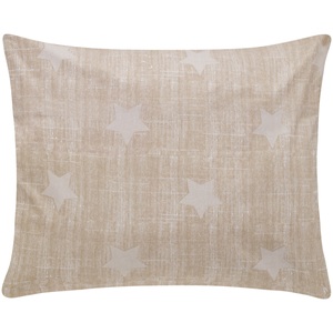 ERWIN M., ERWIN M. Kissenbezug Stern; 65x100 cm (LxB); taupe; 2 Stück / Pack