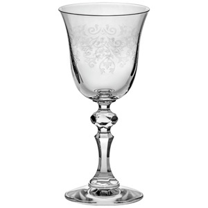 Krosno, Krosno Weissweinglas Krista Deco; 150 ml, 8x16.8 cm (ØxH); transparent; 6 Stück / Pack