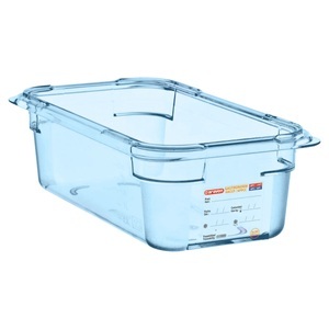 Araven, Araven Lebensmittelbehälter GN 1/3 blau; Grösse GN 1/3, 3700 ml, 32.5x17.6x10 cm (LxBxT); blau