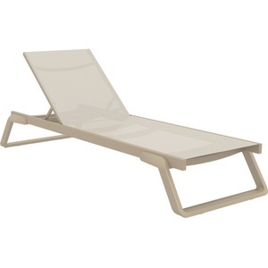 Siesta, Siesta Sonnenliege Tropic; 210x72x31 cm (LxBxH); taupe