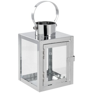 undefined, Laterne Frode; 10x10x15 cm (LxBxH); silber