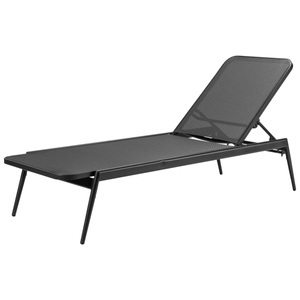 Vega, VEGA Sonnenliege Solaro; 192.5x65.5x35 cm (LxBxH); Sitz anthrazit, Gestell anthrazit