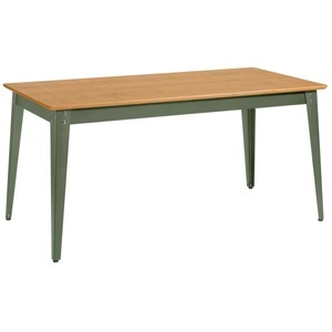 Vega, VEGA Esstisch Acerios; 160x80x76 cm (LxBxH); Platte wildeiche, Gestell oliv; rechteckig