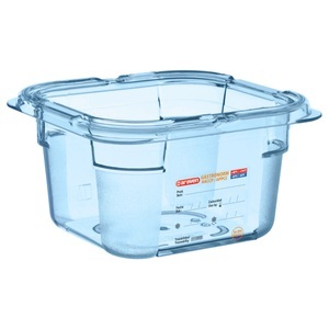 Araven, Araven Lebensmittelbehälter GN 1/6 blau; Grösse GN 1/6, 1500 ml, 17.6x16.2x10 cm (LxBxT); blau