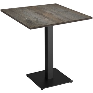 Vega, VEGA Esstisch Maliana; 80x80x75 cm (LxBxH); Platte pinie rustikal, Gestell schwarz; quadratisch