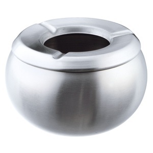 PULSIVA, PULSIVA Windaschenbecher Steel; 11x6 cm (ØxH); silber; rund