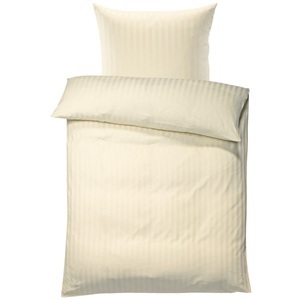 PULSIVA, PULSIVA Bettwäsche-Sets Satina 20 mm; 160x210 cm (BxL), 65x100 cm (LxB); champagner