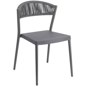 Vega, VEGA Terrassenstuhl Amelia; 53x55x78.5 cm (BxTxH); anthrazit; 2 Stück / Pack