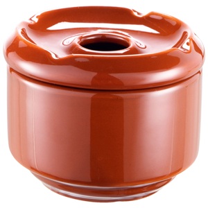 PULSIVA, PULSIVA Windaschenbecher; 10.5x7.5 cm (ØxH); braun; rund; 6 Stück / Pack