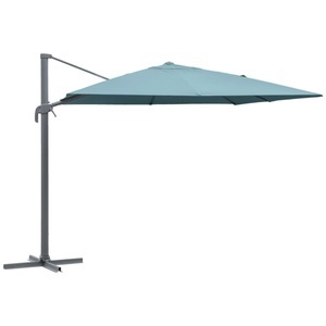 Vega, VEGA Ampelsonnenschirm Elyo; 300x400x275 cm (LxBxH); türkis; rechteckig