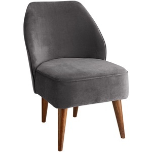 Vega, VEGA Loungesessel Lasse Samt; 54x60x82 cm (BxTxH); Sitz taupe