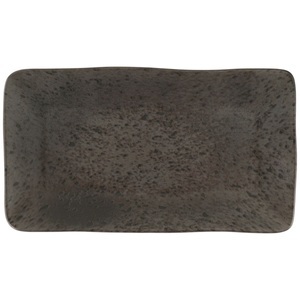 Porland, Porland Platte Ironstone; 28.2x15.1x2.4 cm (LxBxH); dunkelbraun/schwarz; rechteckig; 2 Stück / Pack