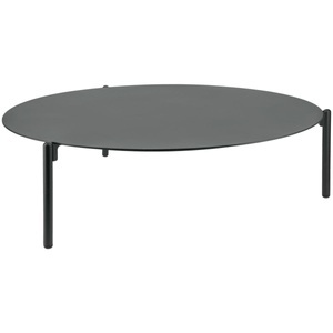 Vega, VEGA Outdoor-Beistelltisch Naira gross; 103x28.5 cm (ØxH); Platte anthrazit, Gestell anthrazit; rund