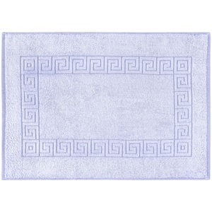 PULSIVA, PULSIVA Badematte Athen mit Borte; 50x70 cm (BxL); blau