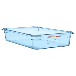 Araven, Araven Lebensmittelbehälter GN 1/1 blau; Grösse GN 1/1, 13000 ml, 53x32.5x10 cm (LxBxT); blau