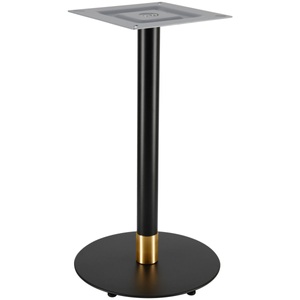 Vega, VEGA Outdoor Tischsäule Oris; 42x73 cm (ØxH); schwarz/gold