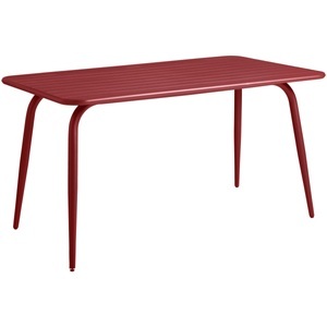 Vega, VEGA Outdoor Tisch Bevera; 140x80x74 cm (LxBxH); rot; rechteckig