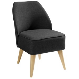 Vega, VEGA Loungesessel Lasse Stoff; 54x60x82 cm (BxTxH); Sitz anthrazit meliert