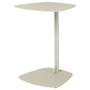 Vega, VEGA Outdoor-Beistelltisch Taro; 40x39x53 cm (LxBxH); Platte beige, Gestell beige