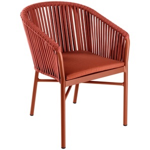 Vega, VEGA Terrassenstuhl Esperia; 58x60x82 cm (BxTxH); karminrot; 2 Stück / Pack