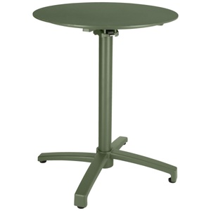 Vega, VEGA Outdoor-Aluminium-Tisch Taipa rund; 60x72 cm (ØxH); Platte oliv, Gestell oliv; rund