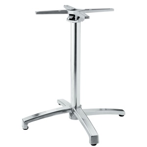 Vega, VEGA Outdoor Tischgestell Taipa klappbar; 66x66x72 cm (BxLxH); silber