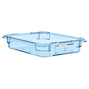 Araven, Araven Lebensmittelbehälter GN 1/2 blau; Grösse GN 1/2, 3900 ml, 32.5x26.5x6.5 cm (LxBxT); blau
