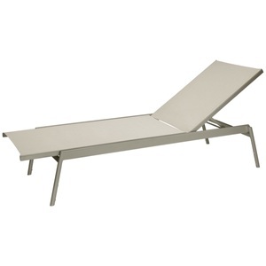 Vega, VEGA Sonnenliege Elaris; 200x74x36 cm (LxBxH); Sitz taupe, Gestell taupe