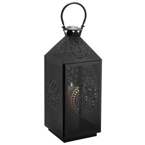undefined, Laterne Liz L; 20x20x52 cm (LxBxH); schwarz