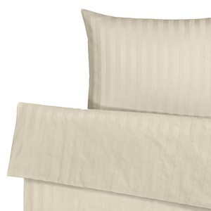 ERWIN M., ERWIN M. Bettwäsche-Set Rom-Meran; 160x210 cm (BxL), 65x100 cm (LxB); beige