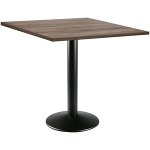 PULSIVA, PULSIVA Esstisch Solona quadratisch; 68x68x73.9 cm (LxBxH); Platte eiche, Gestell schwarz; quadratisch