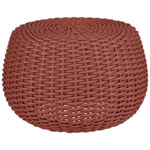 Vega, VEGA Outdoor Sitz-Pouf / Beistelltisch Tavano; 60x41 cm (ØxH); terrakotta meliert; zylinderförmig