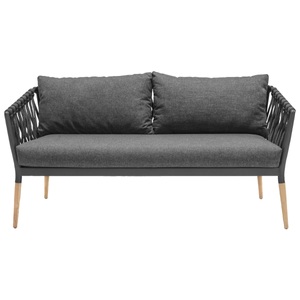 Vega, VEGA Outdoor Sofa Asola 2-Sitzer; 162x80x76 cm (BxTxH); anthrazit