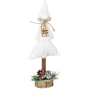 undefined, Dekobaum Adea; 11x6x28 cm (LxBxH); weiss