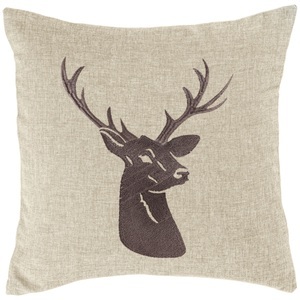 ERWIN M., ERWIN M. Dekokissenbezug Alpino Deer; 40x40 cm (BxL); sand