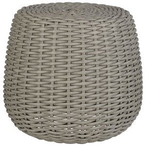 Vega, VEGA Outdoor Sitz-Pouf / Beistelltisch Tavano; 55x50 cm (ØxH); grau meliert; zylinderförmig